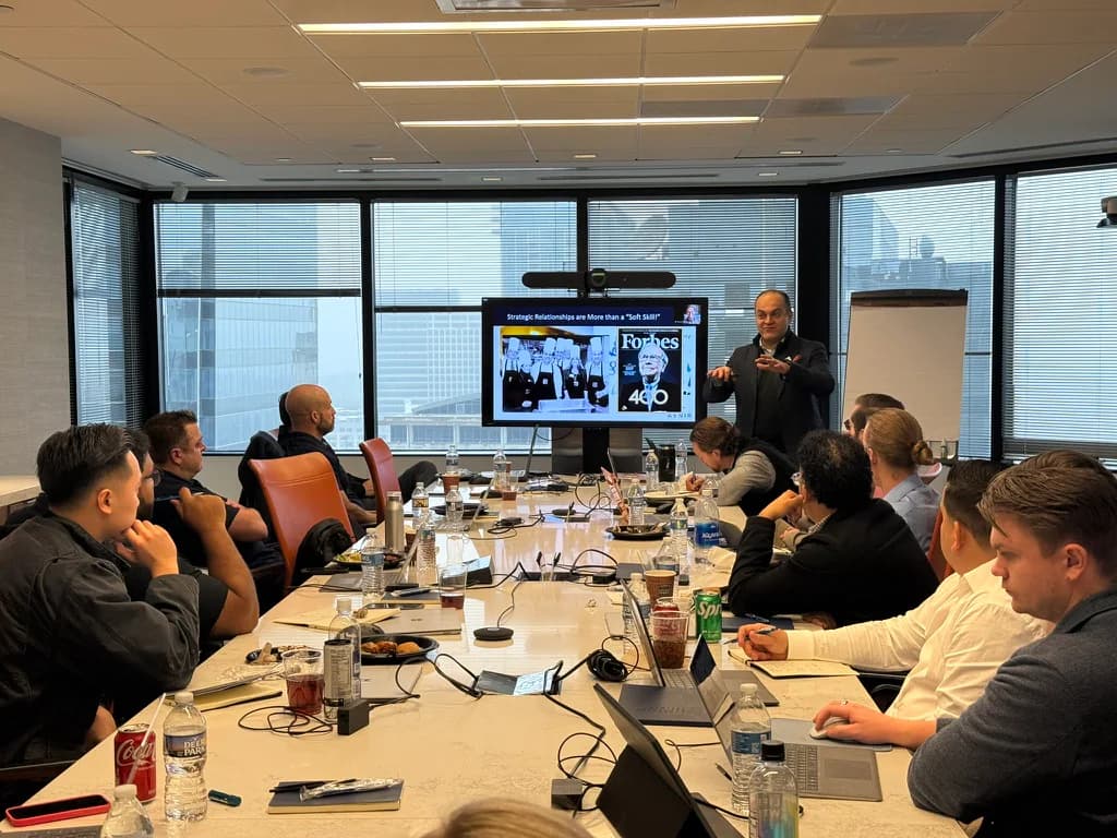 David Nour leading an executive working session
